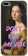 Vintage Lady Don't Kill My Vibe Huawei Y5 2018 Flexible Tpu Transparent Silicone