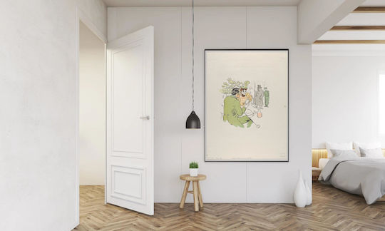 Jeanne Pe Pânză 100x150 cm