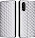 Imprinted Rhombus Buchen Sie Silber (TCL 50 5G)