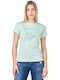 Guess Women's T-shirt Green