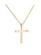 Kritsimis Women's Gold Cross 14K with Chain