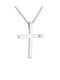 Kritsimis Women's White Gold Cross 14K with Chain