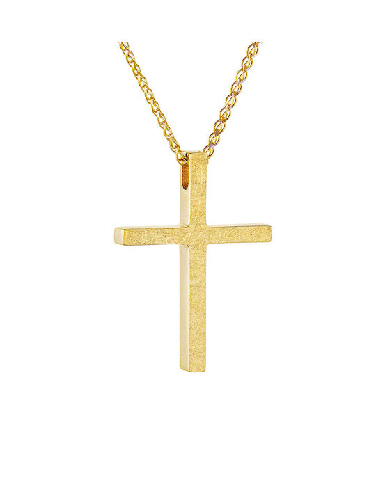 Kritsimis Gold Cross 14K with Chain