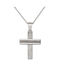 Kritsimis Women's White Gold Cross 14K with Chain