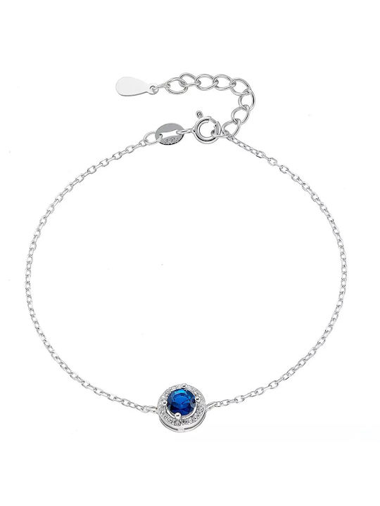 Oxzen Damen Armband aus Silber mit Zirkon