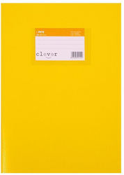 Clever Τετράδιο Ριγέ 50 Φύλλων Κίτρινο Clever Τετράδιο Ριγέ 50 Φύλλων Κίτρινο