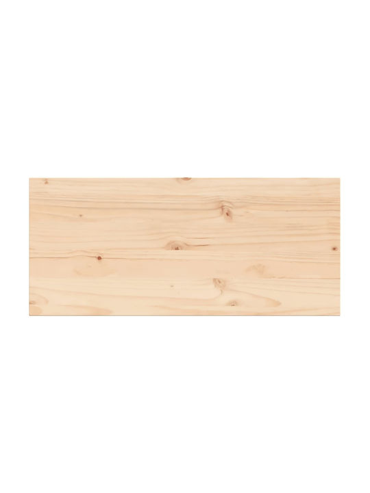 vidaXL Rectangular Table Surface made of Solid Wood Pine 100x50x2.5cm 847431 1pcs