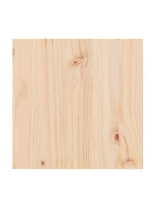 vidaXL Square Table Surface made of Solid Wood Brown 40x40x2.5cm 847423 1pcs