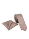 Legend Accessories Set Cravate Bărbați Tipărit Bej