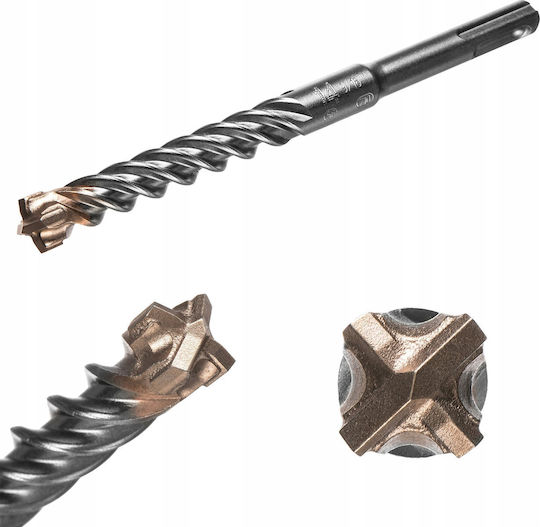 Smart Diamond Drill Carbide with SDS Plus Shank for Metal 10x460mm