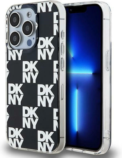 DKNY Pattern Back Cover Plastic Negru (iPhone 15 Pro Max)