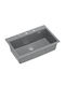 GraniteQ Drop-In Sink Inox W76xD50cm Gray