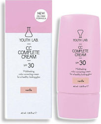 Youth Lab. Complete CC Cream Vanilla Hidratantă & Regenerantă Cremă Pentru Față cu SPF30 40ml