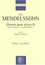 Mendelssohn Opere pentru Pian Iiii