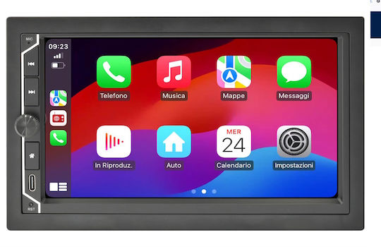 Phonocar Ηχοσύστημα Αυτοκινήτου (Bluetooth/USB/WiFi/GPS/Apple-Carplay/Android-Auto) με Οθόνη Αφής 7"