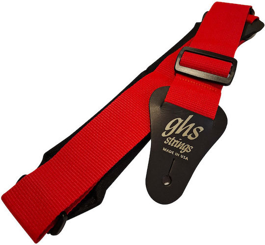 GHS Strings Gurt für Gitarre / Bass Rot