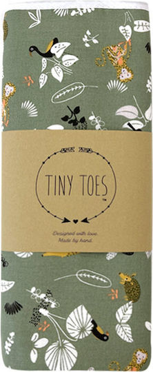 Tiny Toes Jungle Scutec Impermeabil Jungle Green Verde 40x60εκ.