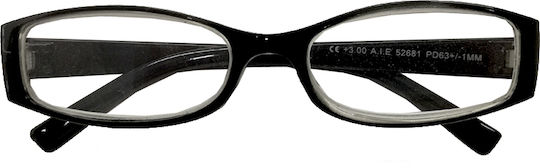 Lifetime Vision Ochelari de citit +3.00 în culoarea Negru 52681