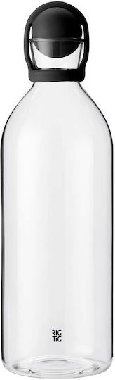Stelton Μπουκάλι Νερού Γυάλινο με Βιδωτό Καπάκι Διάφανο