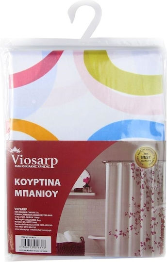 Viosarp Κουρτίνα Υφασμάτινη 180x200cm Γαλάζια 5206753016373 Viosarp Κουρτίνα Υφασμάτινη 180x200cm Γαλάζια 5206753016373