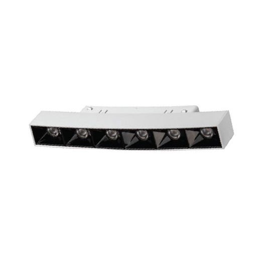 VK Lighting Commercial Linear LED Ceiling Light 2W Warm White
