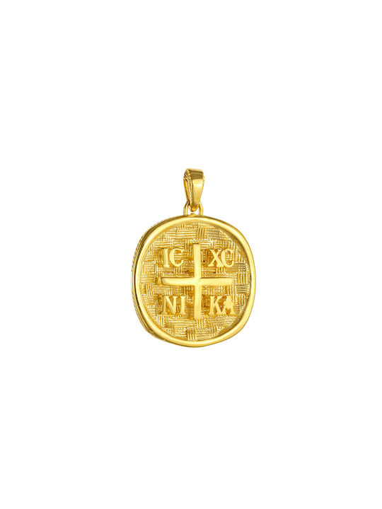 Double-Sided 14k Gold Constantinato Charm