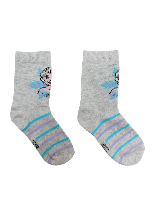 Disney Παιδικές Κάλτσες Frozen Grey