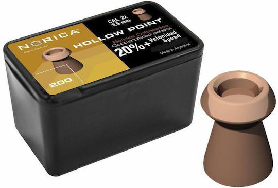 Norica Hollow Point Pellets Luftgewehr 5.5mm 200pcs
