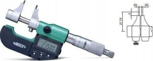 Insize Digitales Mikrometer 5-30mm
