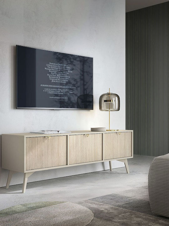 Έπιπλο Τηλεόρασης Forest Μπεζ Μ159xΠ38xΥ52cm