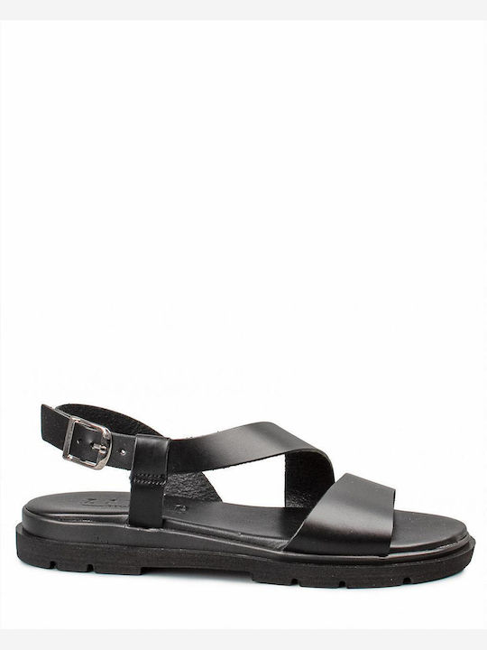 Zakro Collection Damen Flache Sandalen in Schwarz Farbe