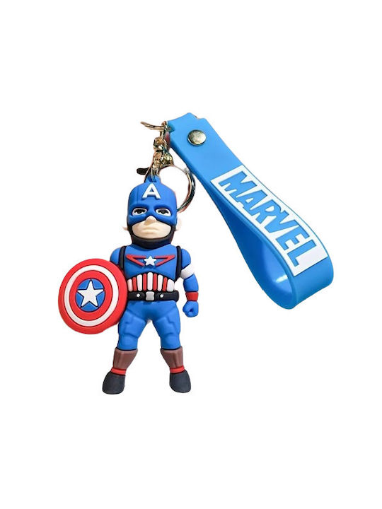 Cheie din silicon 3D Captain America 7cm 36698