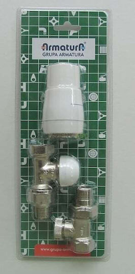 KFA Conexiune Țeavă din Alamă 1/2" 757-000-07-BL