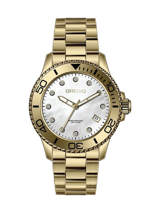 Gregio Women's Watch with Gold Metal Bracelet