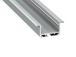 Lumines În aer liber Profil de aluminiu pentru banda LED cu Transparent Capac 100x3.8x1.8cm