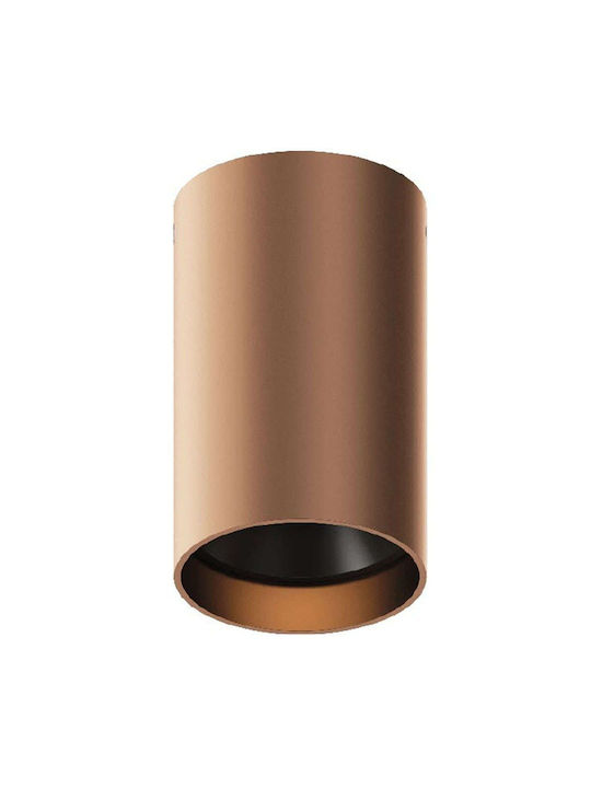 VK Lighting Στεγανό Σποτ Οροφής Εξωτερικού Χώρου με Ενσωματωμένο LED σε Μπρούτζινο Χρώμα 64174-052776