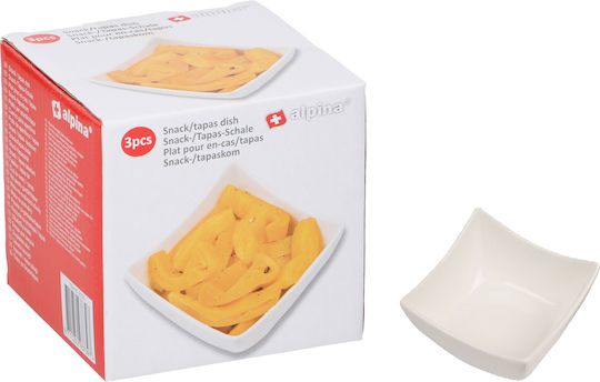 Alpina Appliances Servierschüssel Platz Weiß 10x10cm Alpina Appliances Servierschüssel Platz Weiß 10x10cm