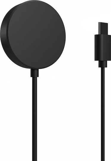 Festes USB-C-Ladegerät für Samsung Galaxy Watch 3 4 5 6 Active Schwarz