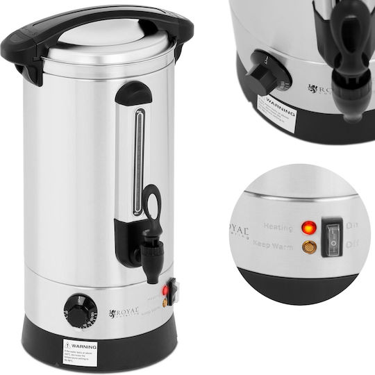 Royal Catering Professioneller Getränkewärmer mit einer Kapazität von 8.7Es 1.5kW