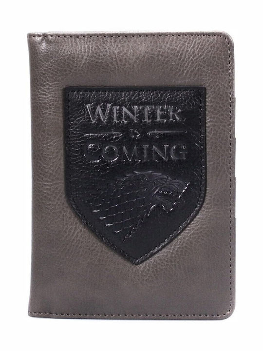 Half Moon Bay Passport Case Winter is Coming Brown