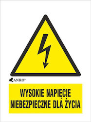 Anro Warnschild Warnung 52x7.4cm