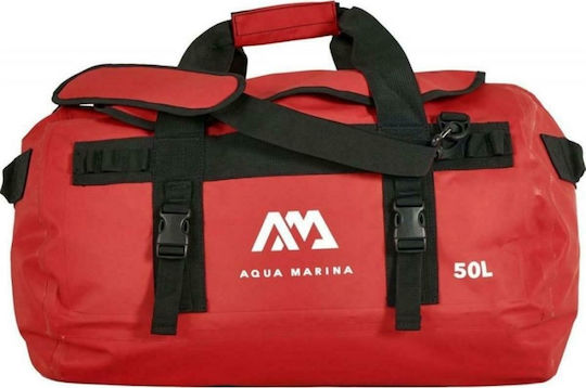 Aqua Marina Στεγανός Σάκος Ώμου / Χειρός 50lt Κόκκινος