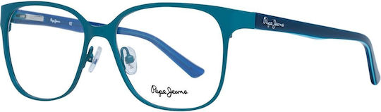 Pepe Jeans Women's Metal Blue Light Blocking Glasses in Blue Color