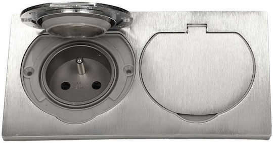 Orno Power Socket Gray 1pcs