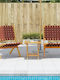 Garden & Outdoor Furniture Sets Living Room Set 3 Pieces Red