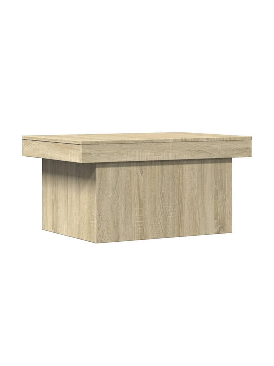 Rectangular Coffee Table Sonoma Oak L80xW55xH40cm