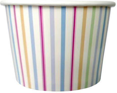 Paper Disposable Ice Cream Container with Capacity 237ml Cup
