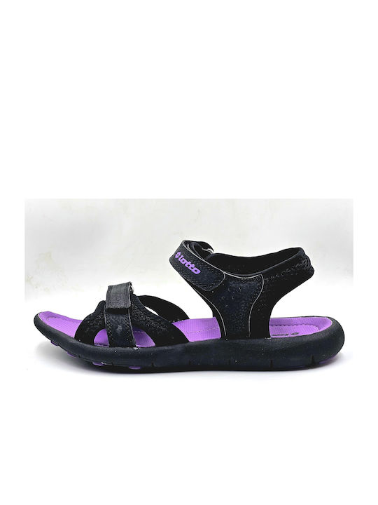 Lotto Women's Flat Sandals in Black Color