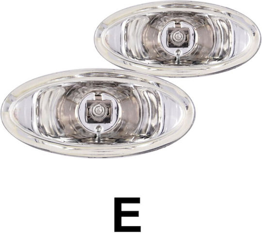 Autoline Round Headlights Car H3 E Universal 12V 55W 2pcs