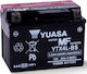 Yuasa Inchis Baterie Motocicleta YTX4L-BS 50A cu Capacitatea 3.2Ah